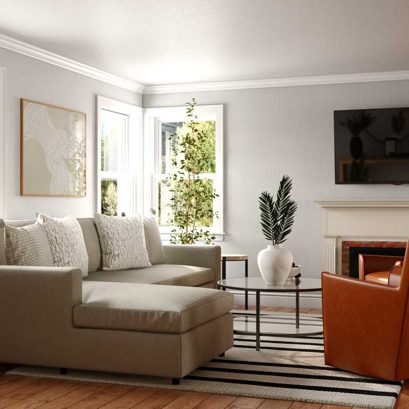 Contemporary, Modern, Traditional Living Room Design by Havenly Interior Designer Catalina