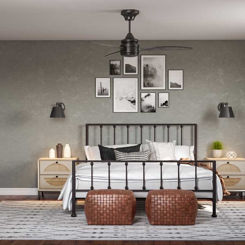 Contemporary, Modern, Bohemian, Farmhouse, Midcentury Modern, Minimal Bedroom Design by Havenly Interior Designer Kylie