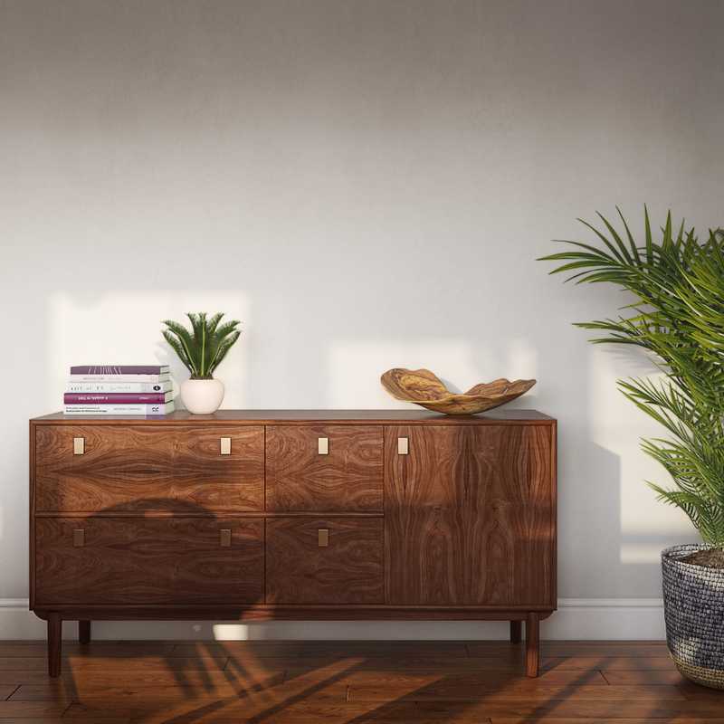 Modern, Midcentury Modern Dining Room Design by Havenly Interior Designer Alyssa