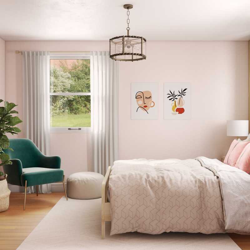 Bohemian Bedroom Design by Havenly Interior Designer Stephanie