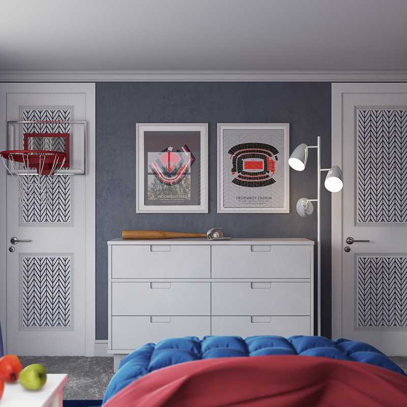 Classic, Minimal, Preppy, Scandinavian Bedroom Design by Havenly Interior Designer Dani