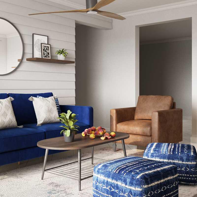 Contemporary, Classic Living Room Design by Havenly Interior Designer Alyssa