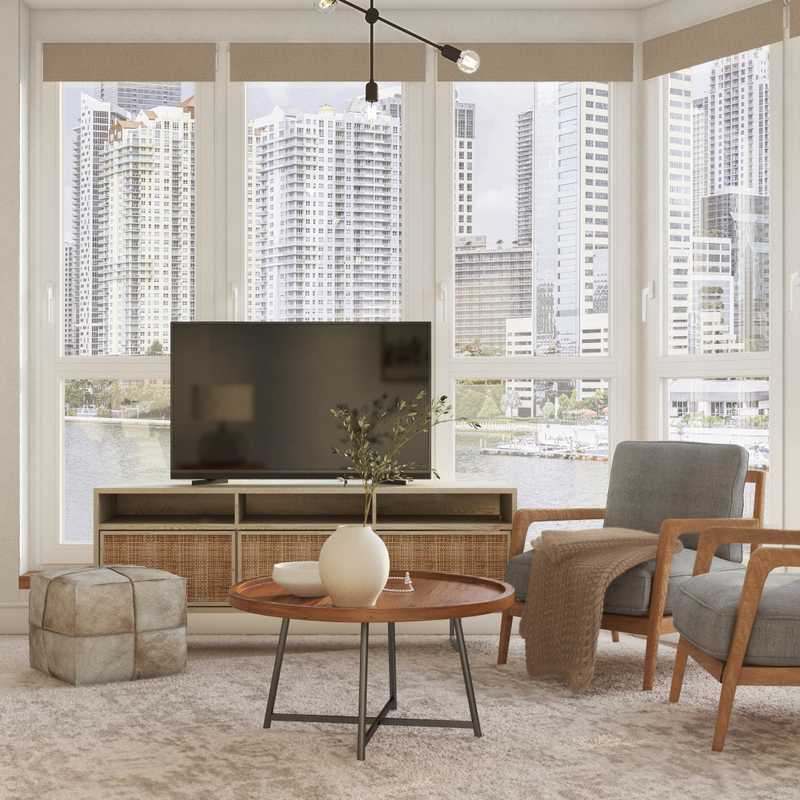Transitional Living Room Design by Havenly Interior Designer Ana