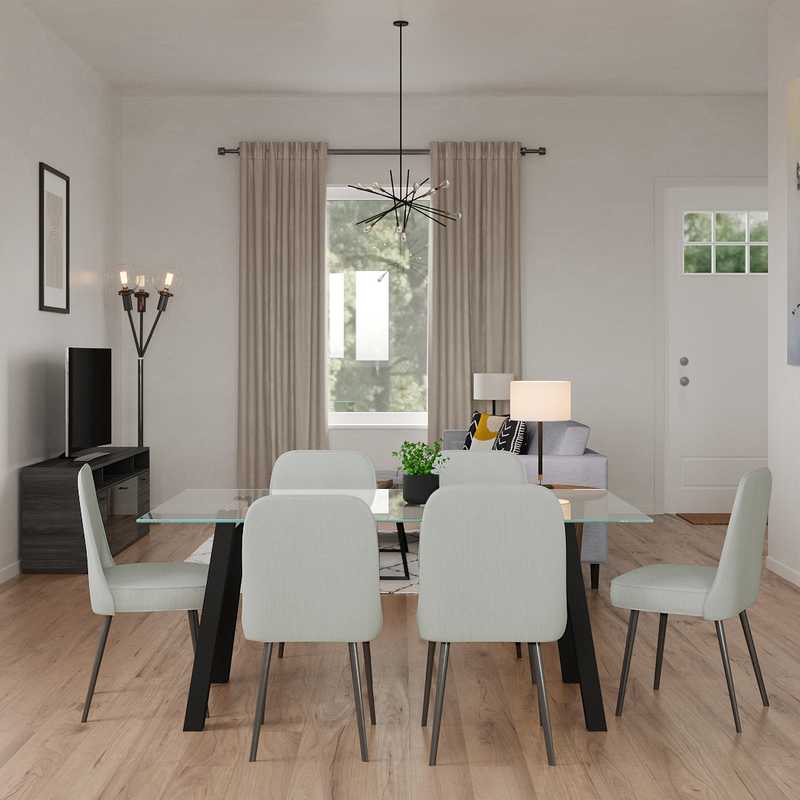 Modern, Rustic, Minimal Living Room Design by Havenly Interior Designer Alison