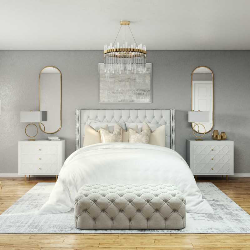 Modern, Glam Bedroom Design by Havenly Interior Designer Namita