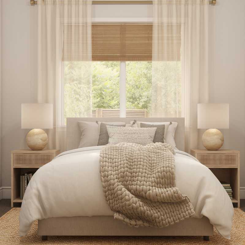 Contemporary, Bohemian Bedroom Design by Havenly Interior Designer Brittney