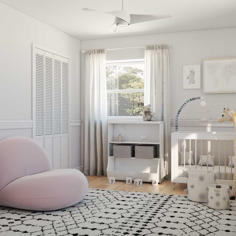 Bohemian Nursery Design by Havenly Interior Designer Lena