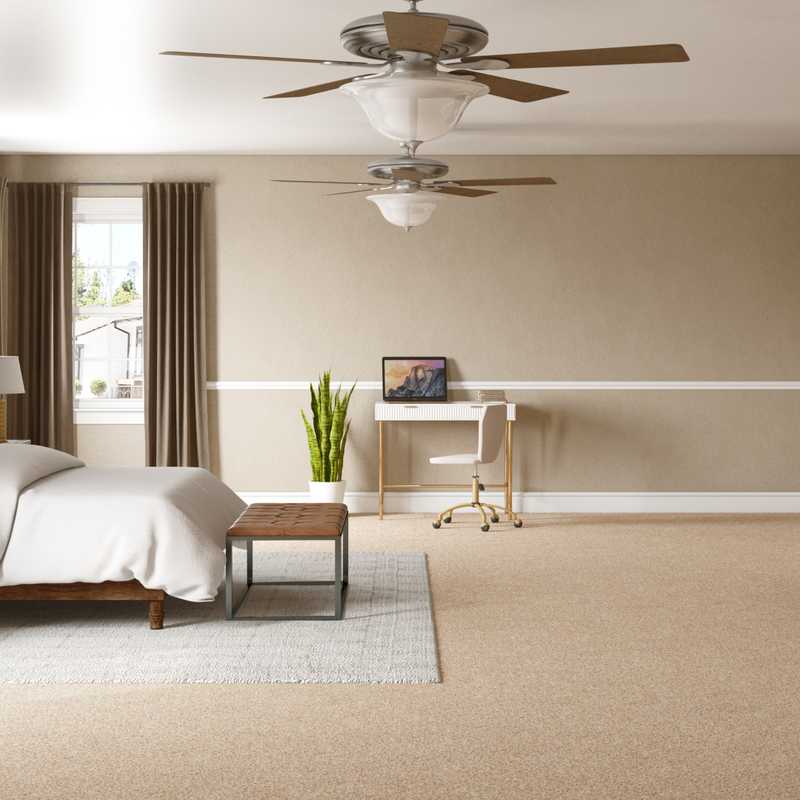Contemporary, Modern, Eclectic Bedroom Design by Havenly Interior Designer Ellis