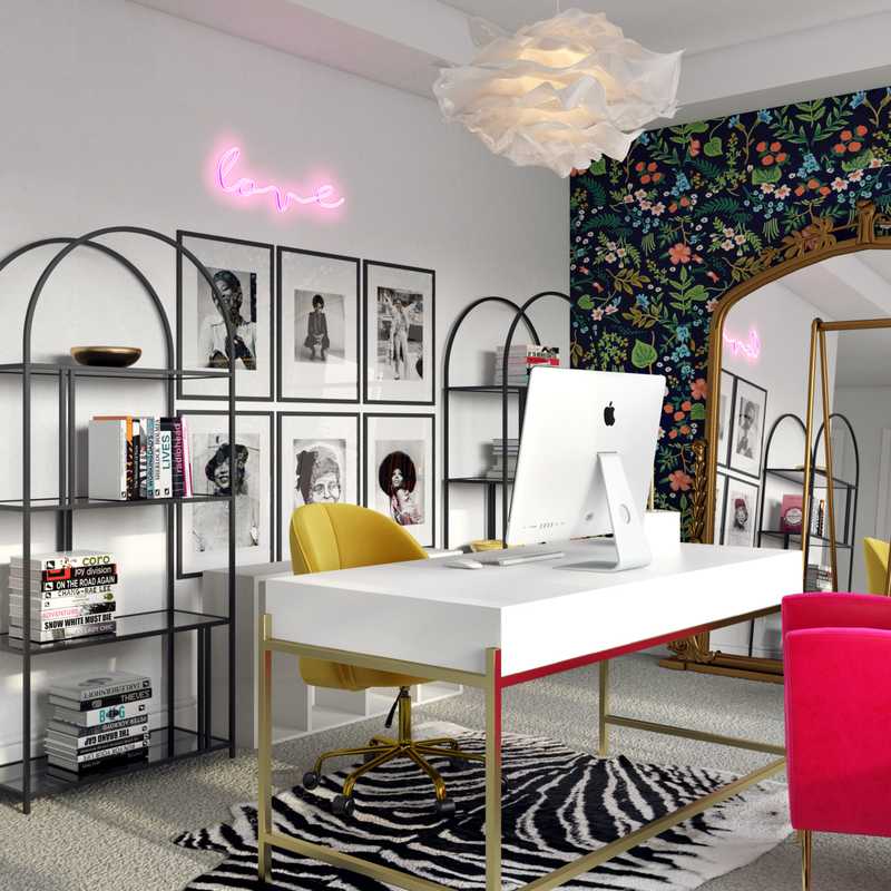 Office Design by Havenly Interior Designer Shameika