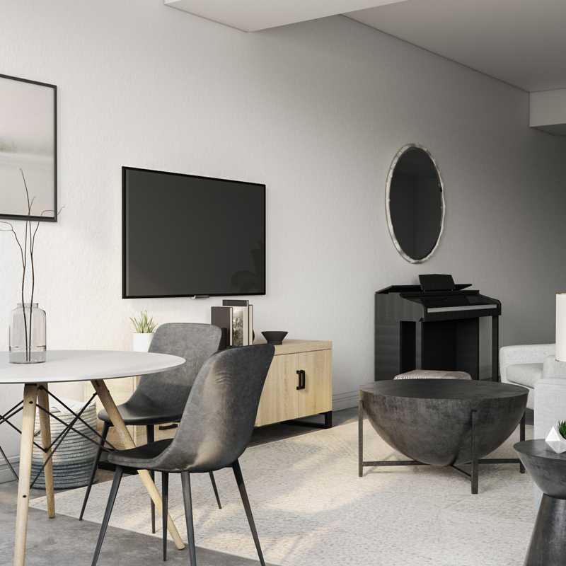 Modern, Minimal, Scandinavian Living Room Design by Havenly Interior Designer Caitlin