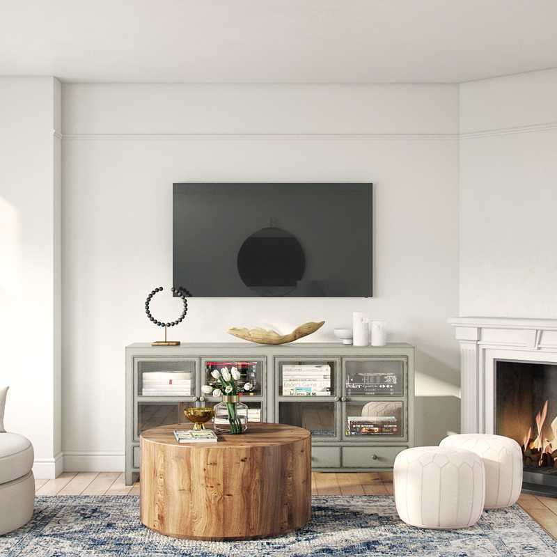 Classic Contemporary Living Room Design by Havenly Interior Designer Maria