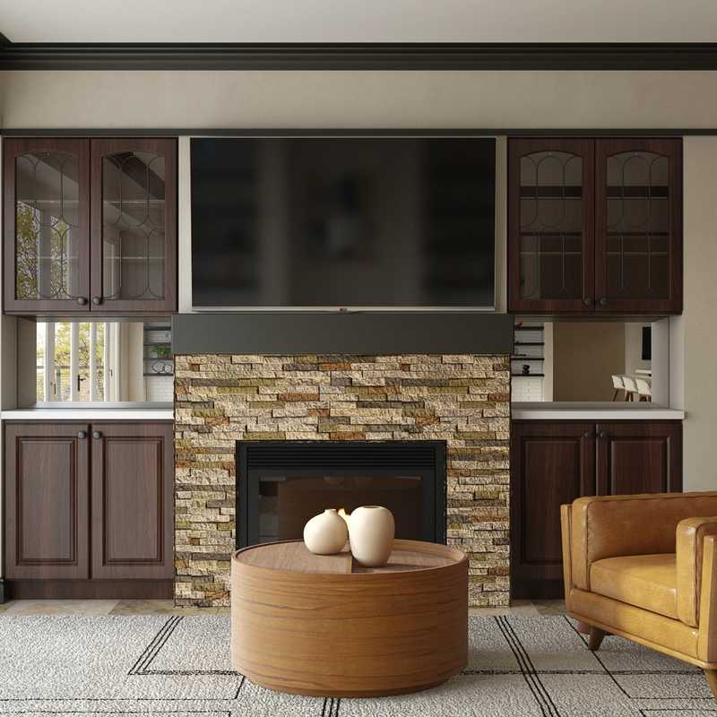 Modern, Minimal Living Room Design by Havenly Interior Designer Katrina