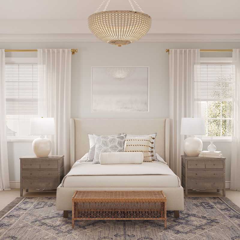 Modern, Classic, Coastal, Traditional, Transitional Bedroom Design by Havenly Interior Designer Elle