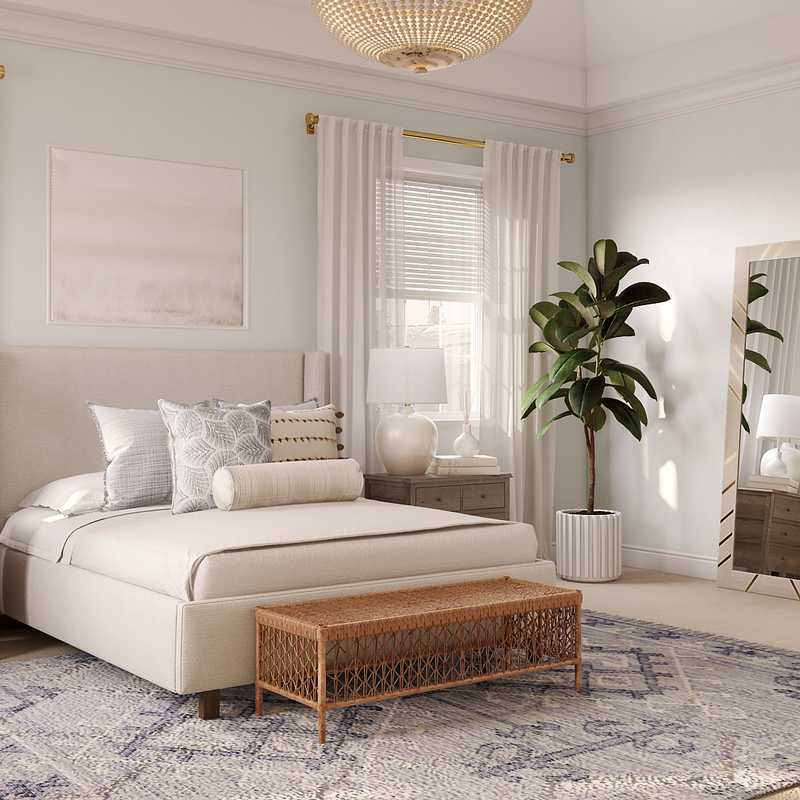 Modern, Classic, Coastal, Traditional, Transitional Bedroom Design by Havenly Interior Designer Elle