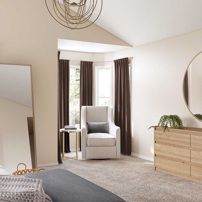 Glam, Farmhouse, Transitional Bedroom Design by Havenly Interior Designer Jennifer