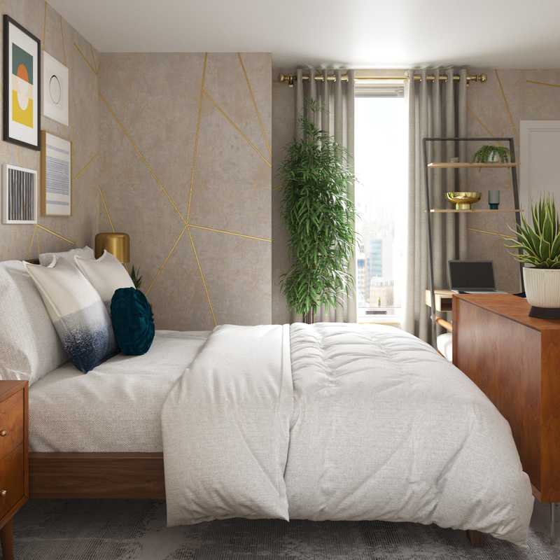 Midcentury Modern Bedroom Design by Havenly Interior Designer Gabrielle
