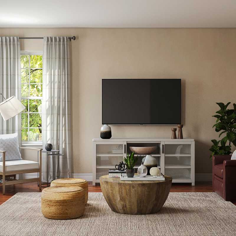 Contemporary, Industrial, Farmhouse Living Room Design by Havenly Interior Designer Nicole