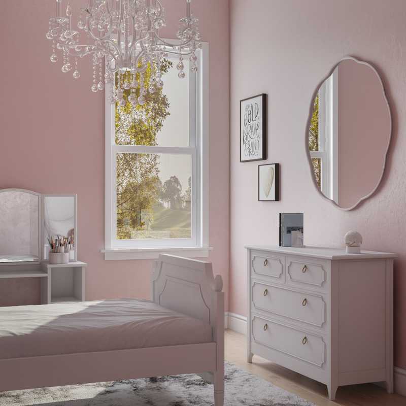 Contemporary, Glam Bedroom Design by Havenly Interior Designer Claire