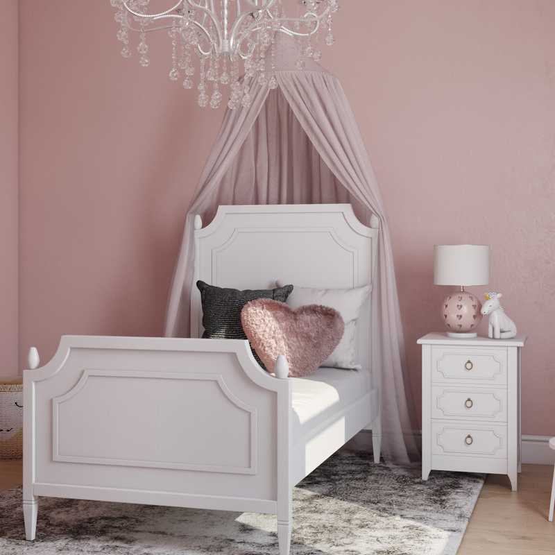 Contemporary, Glam Bedroom Design by Havenly Interior Designer Claire