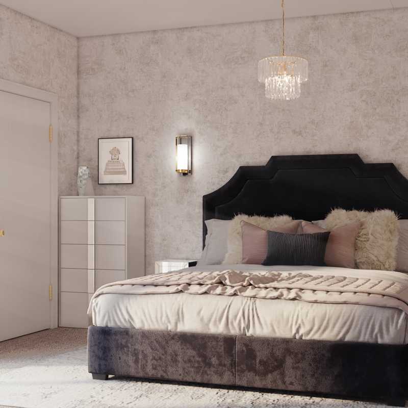 Modern, Glam Bedroom Design by Havenly Interior Designer Kaitlyn