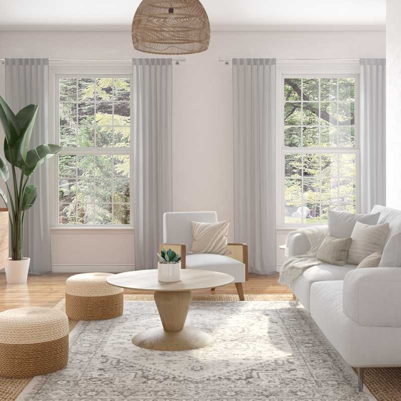 Modern, Bohemian, Rustic, Minimal, Scandinavian Living Room Design by Havenly Interior Designer Hayley