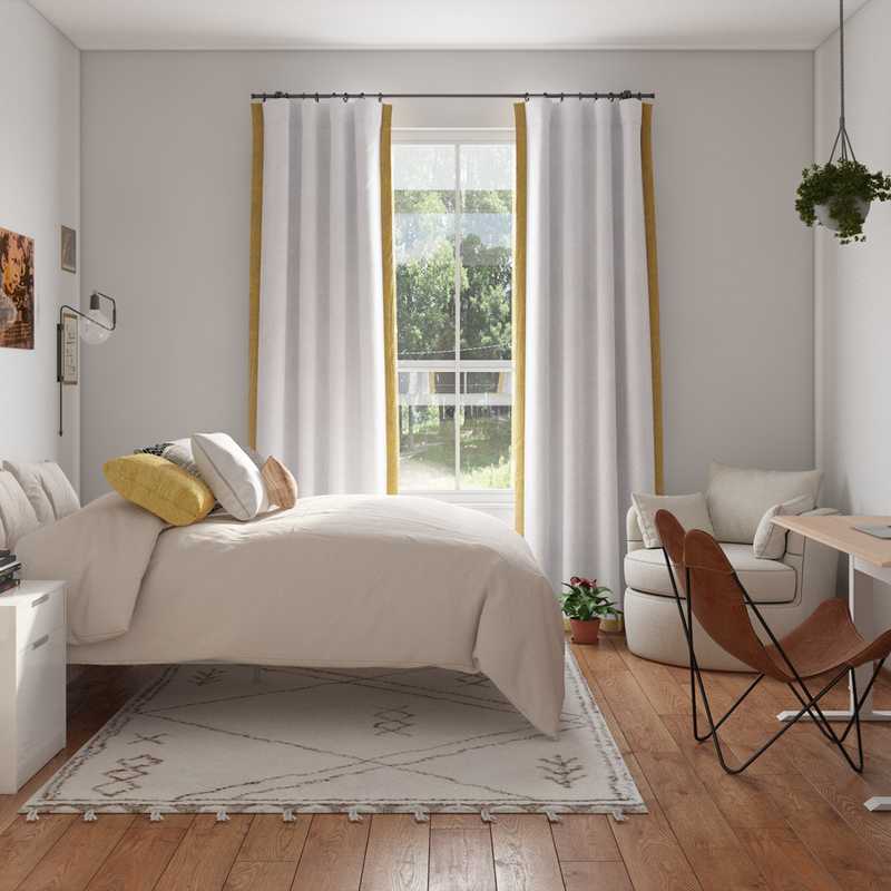 Bohemian, Global Bedroom Design by Havenly Interior Designer Lena