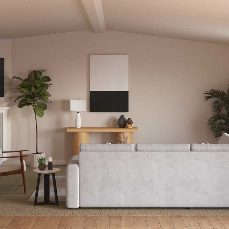Modern, Minimal Living Room Design by Havenly Interior Designer Andrea