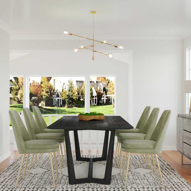 Midcentury Modern Dining Room Design by Havenly Interior Designer Taylor