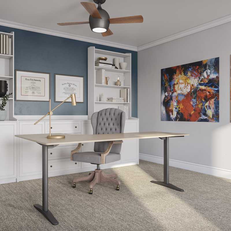 Office Design by Havenly Interior Designer Mariana