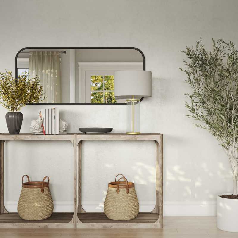 Contemporary, Coastal Living Room Design by Havenly Interior Designer Ingrid