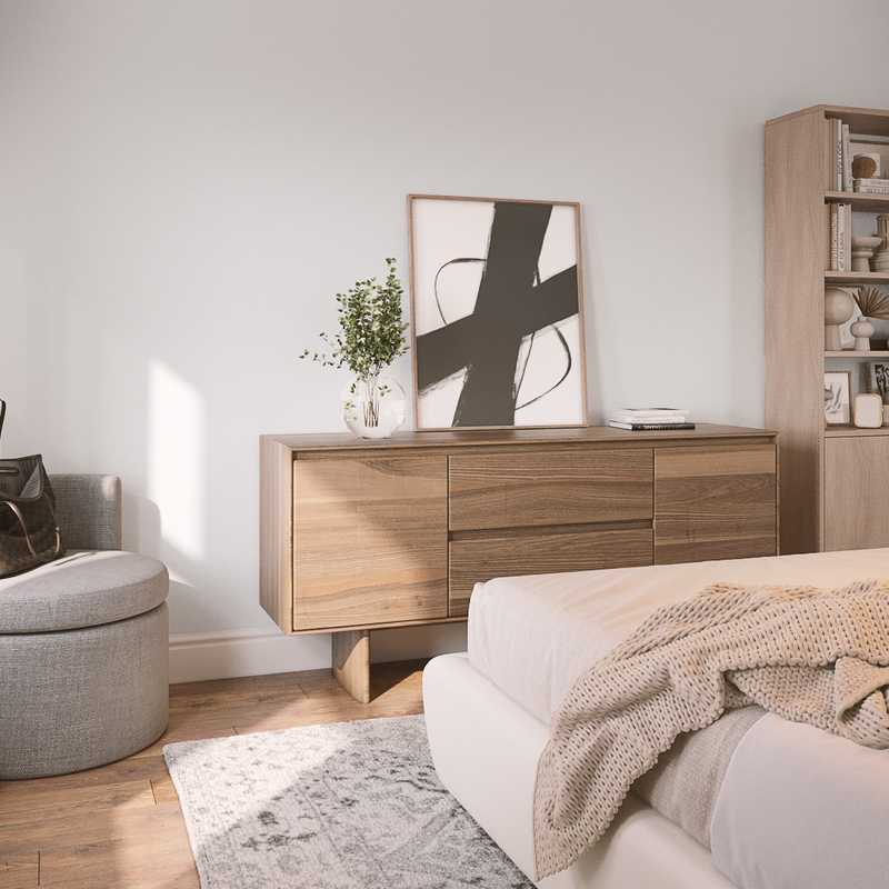 Midcentury Modern Bedroom Design by Havenly Interior Designer Shaun