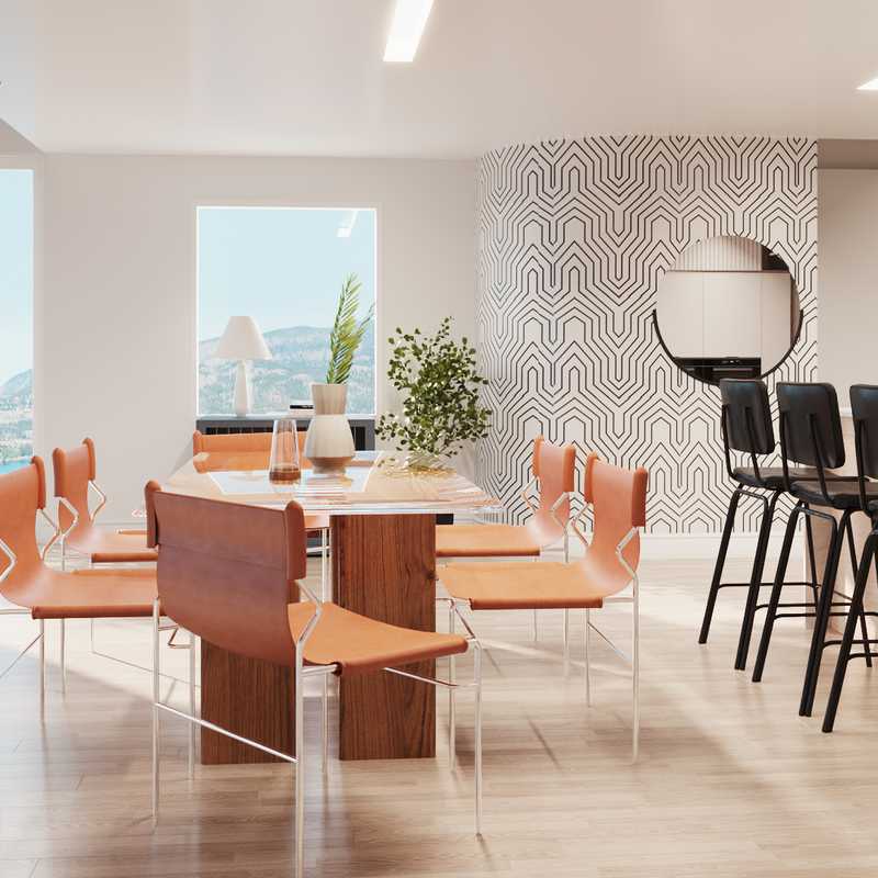 Contemporary, Minimal Dining Room Design by Havenly Interior Designer Catalina
