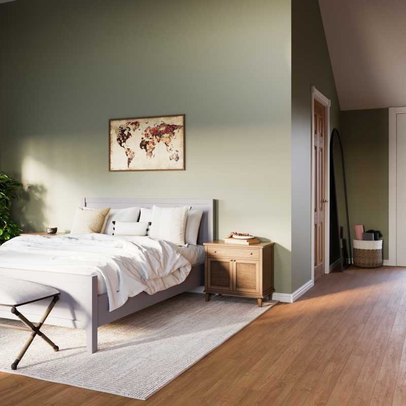 Midcentury Modern, Scandinavian Office Design by Havenly Interior Designer Kaylee