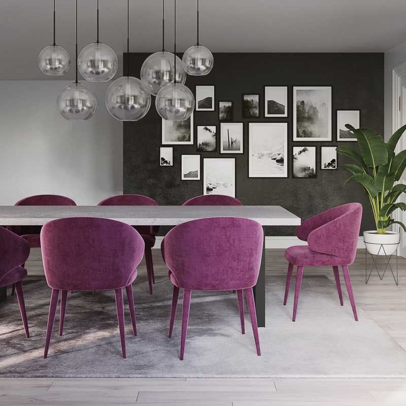 Eclectic Dining Room Design by Havenly Interior Designer Julio