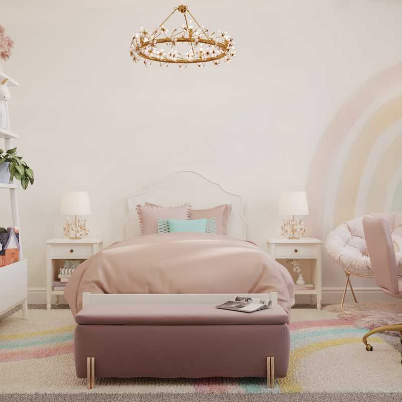 Classic, Eclectic, Glam, Classic Contemporary Bedroom Design by Havenly Interior Designer Carolina