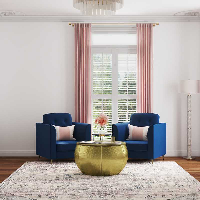 Modern, Glam, Traditional Office Design by Havenly Interior Designer Jade