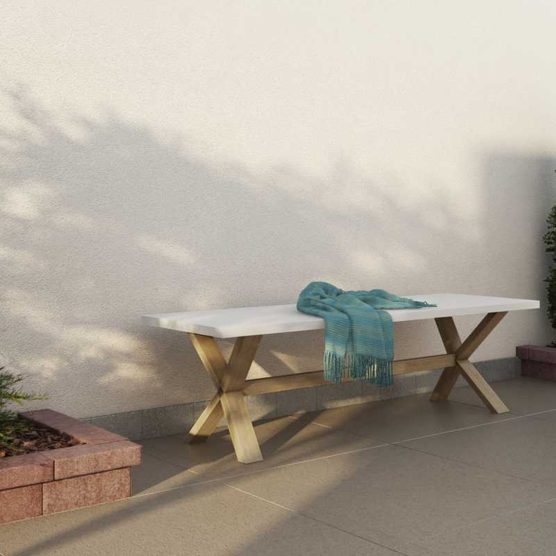 Modern, Coastal Outdoor Space Design by Havenly Interior Designer Maria