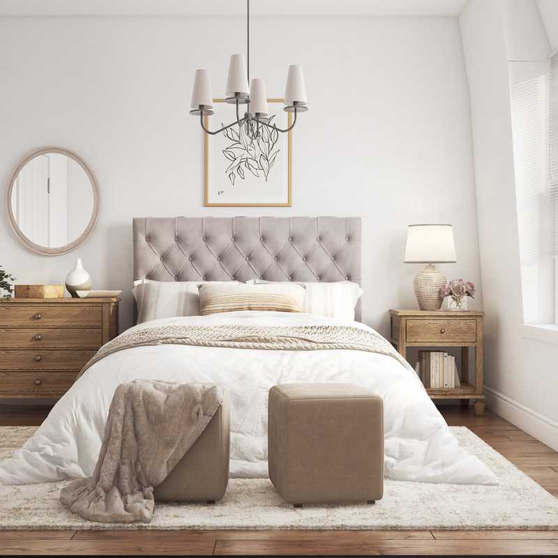 Classic, Glam, Traditional, Farmhouse, Transitional Bedroom Design by Havenly Interior Designer Christine
