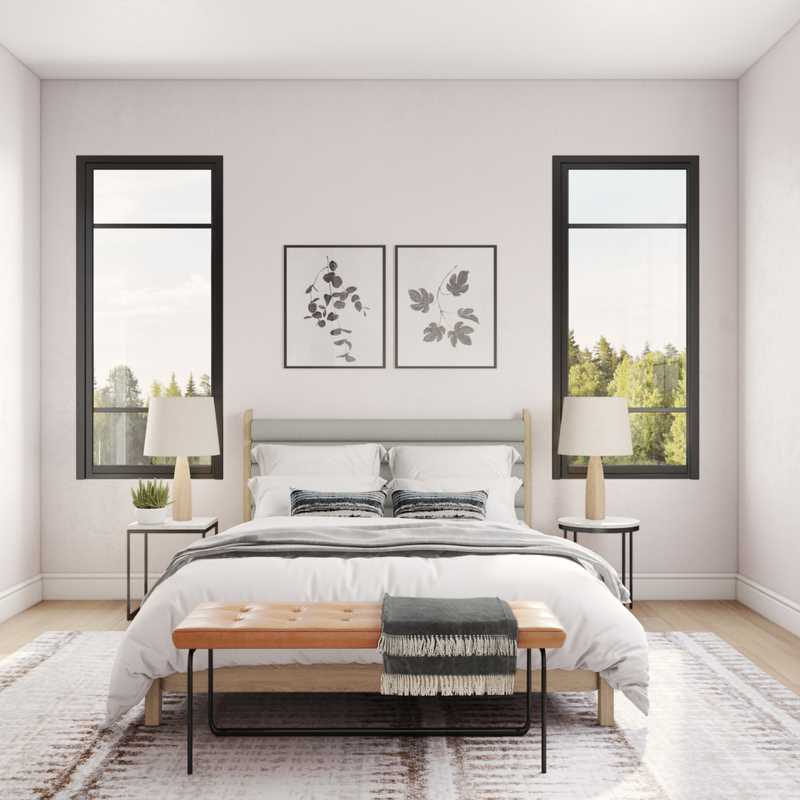 Contemporary, Scandinavian Bedroom Design by Havenly Interior Designer Anny