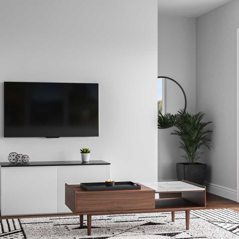 Modern, Midcentury Modern, Scandinavian Living Room Design by Havenly Interior Designer Jackie