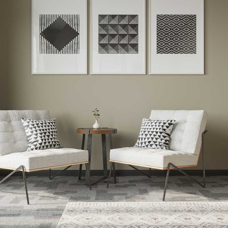 Modern Office Design by Havenly Interior Designer Carla