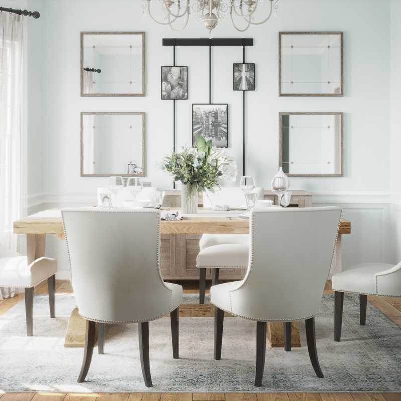 Classic, Traditional, Transitional Dining Room Design by Havenly Interior Designer Hadasa