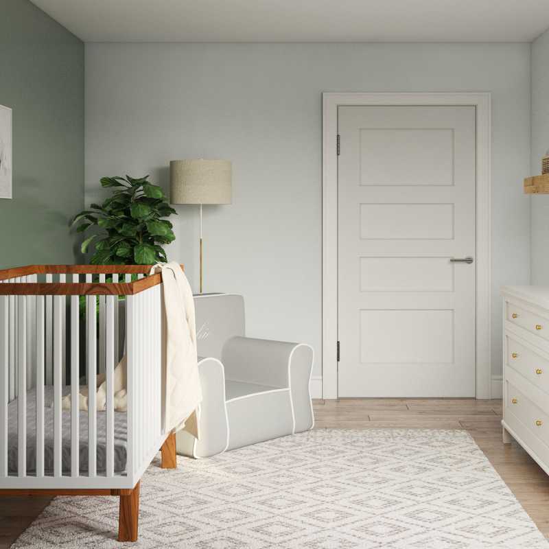 Classic, Bohemian, Scandinavian Nursery Design by Havenly Interior Designer Samantha