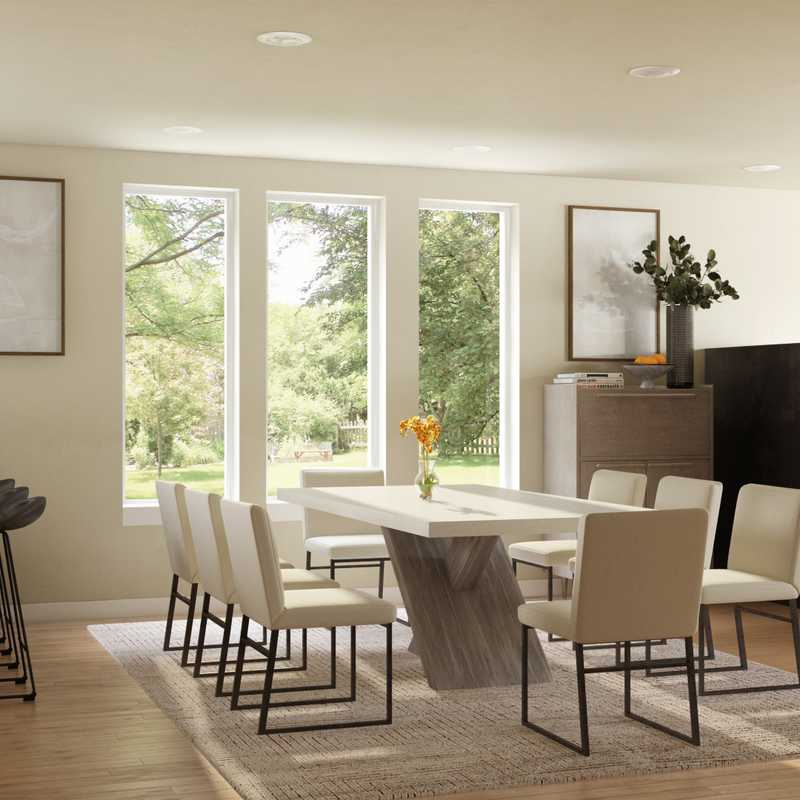 Contemporary, Modern Dining Room Design by Havenly Interior Designer Freddi