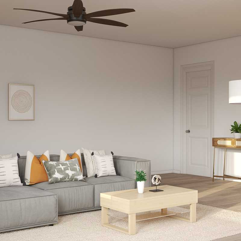 Bohemian, Scandinavian Living Room Design by Havenly Interior Designer Natasha