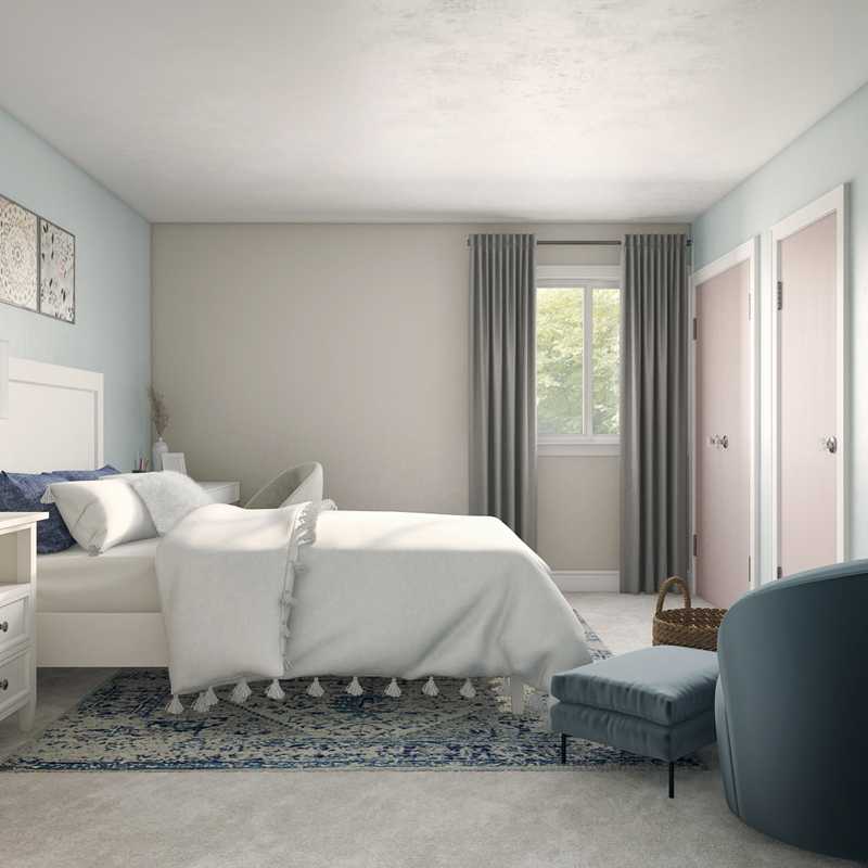 Modern, Eclectic, Bohemian Bedroom Design by Havenly Interior Designer Mariela