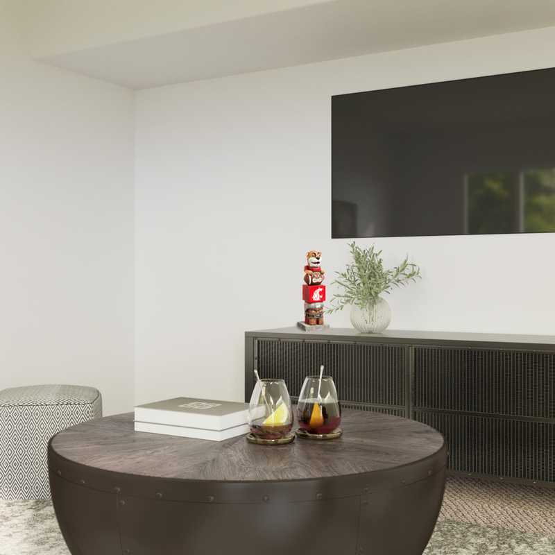 Midcentury Modern Living Room Design by Havenly Interior Designer Shaun