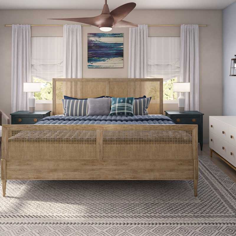 Classic, Coastal Bedroom Design by Havenly Interior Designer Elyse