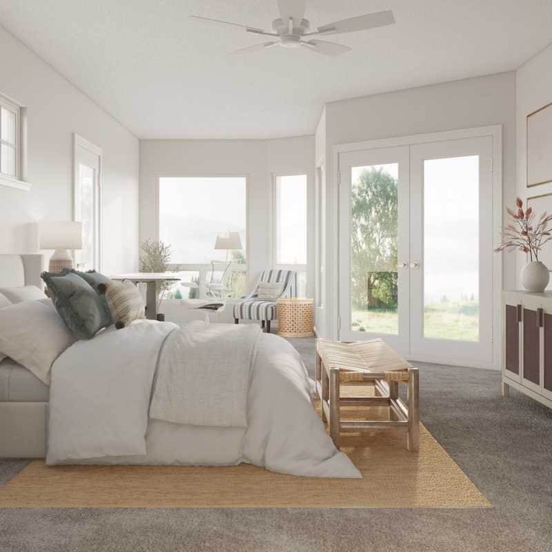 Modern, Farmhouse, Midcentury Modern Bedroom Design by Havenly Interior Designer Jennifer