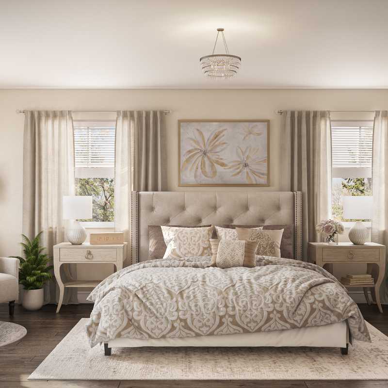 Classic, Glam Bedroom Design by Havenly Interior Designer Katherine